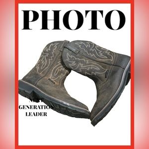 WOLVERINE MEN'S RANCHER WATERPROOF WELLINGTON WORK BOOTS STEEL TOE Brown Sz 12M